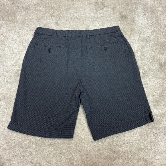 Todd Snyder Gingham Check Seersucker 9" Shorts Men's Large Preppy Minimalist - Picture 3 of 9
